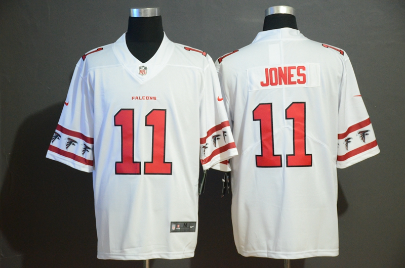 Men's Atlanta Falcons Julio Jones #11 White Authentic Jersey